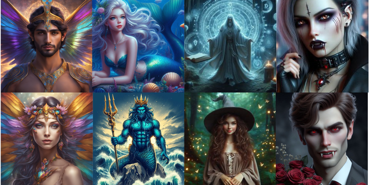 Descubre Qué Tipo de Criatura Mítica Eres: Hada, Vampiro, Sirena o Brujo