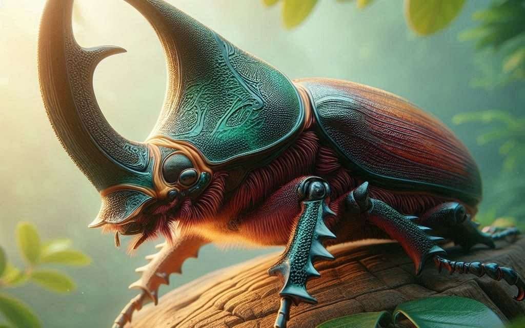El escarabajo rinoceronte: curiosidades de su venenoso exoesqueleto