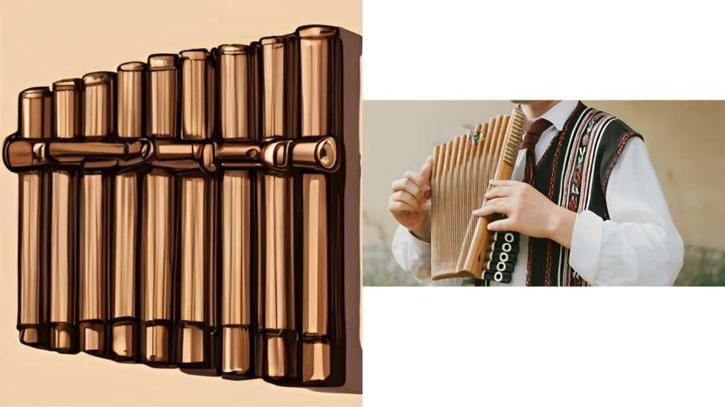 Comparativa de la zampoña andina y la nai rumana.