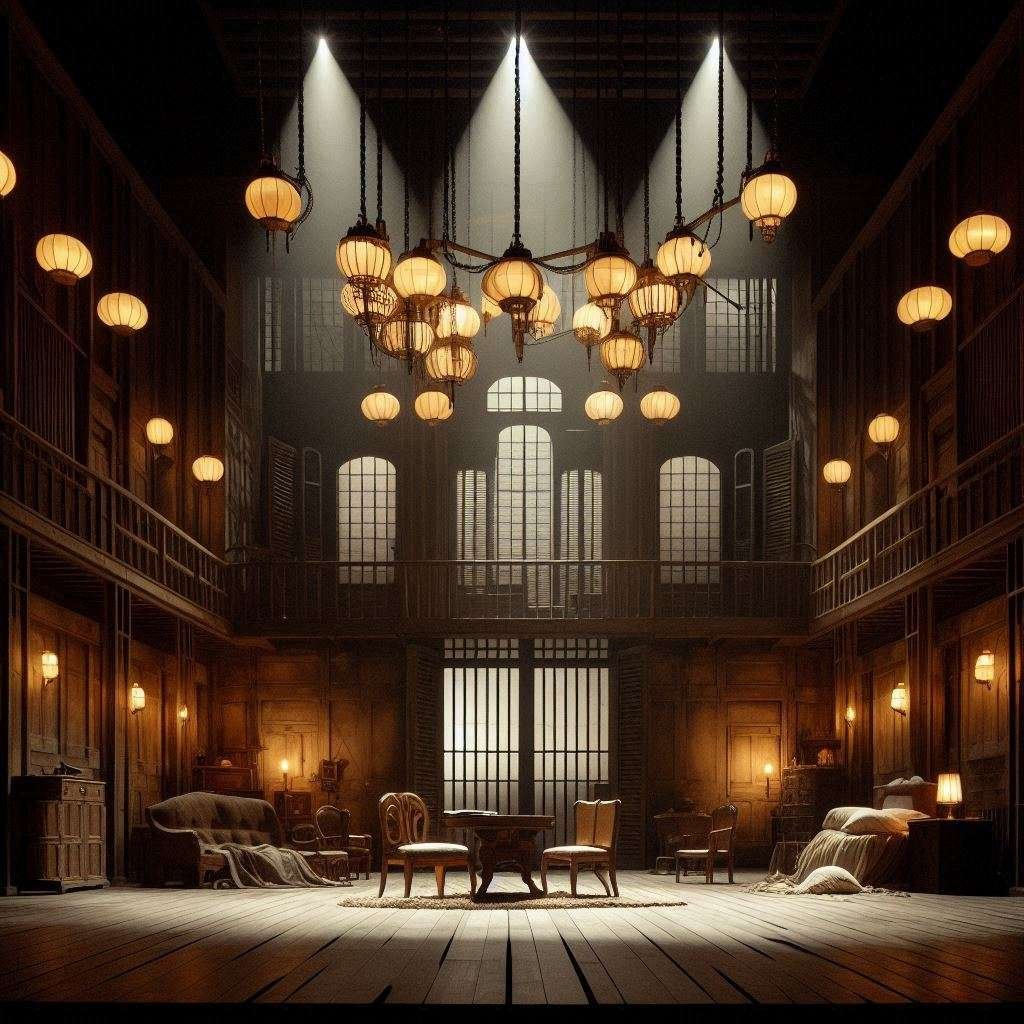 Escenografía de La Casa de Bernarda Alba