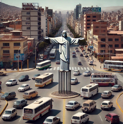 Cristo Redentor en Santa Cruz de la Sierra.
