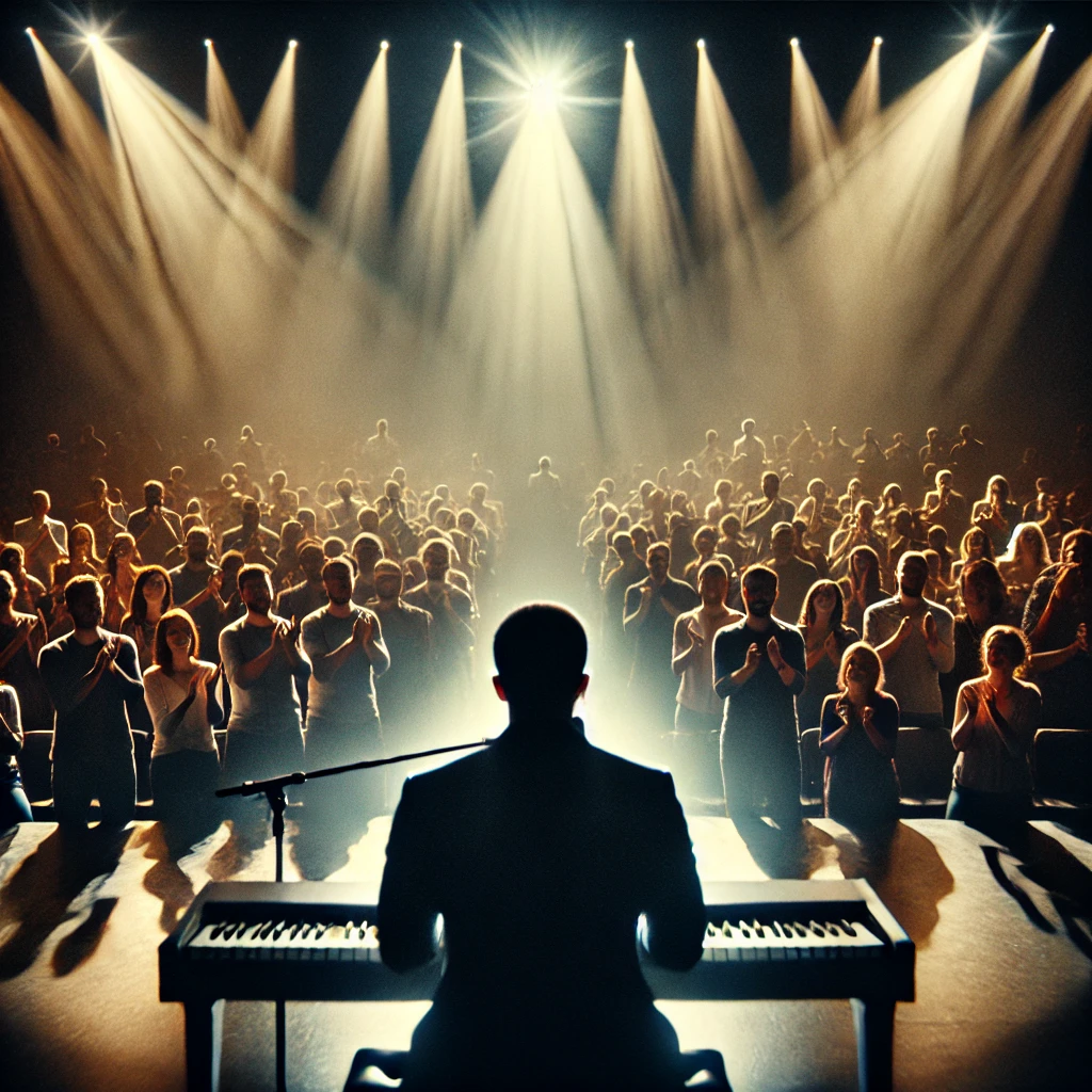 John Legend tocando All of Me en un concierto