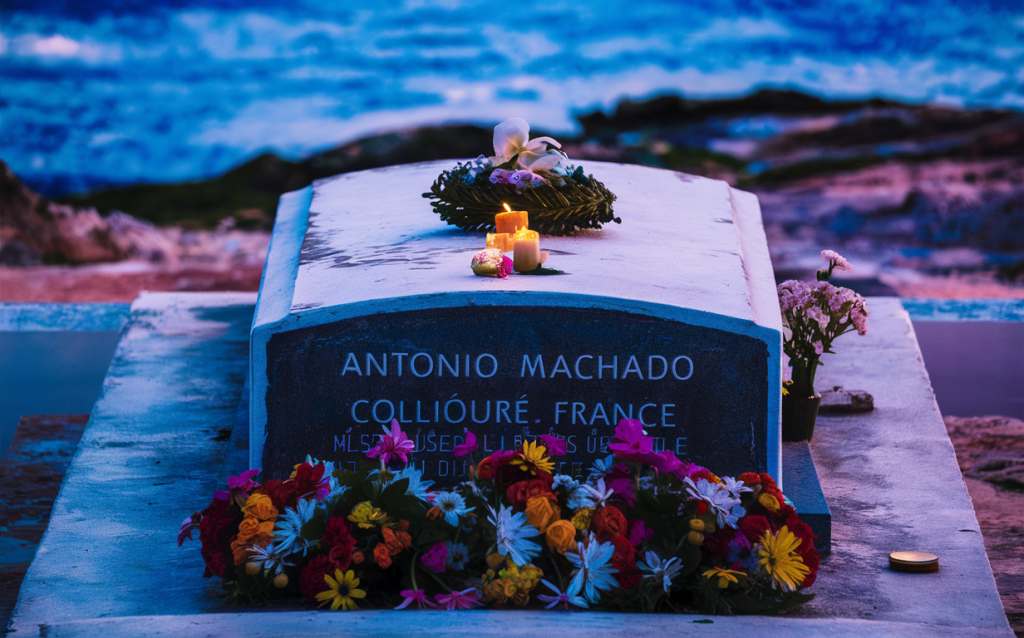 Tumba de Antonio Machado en Collioure