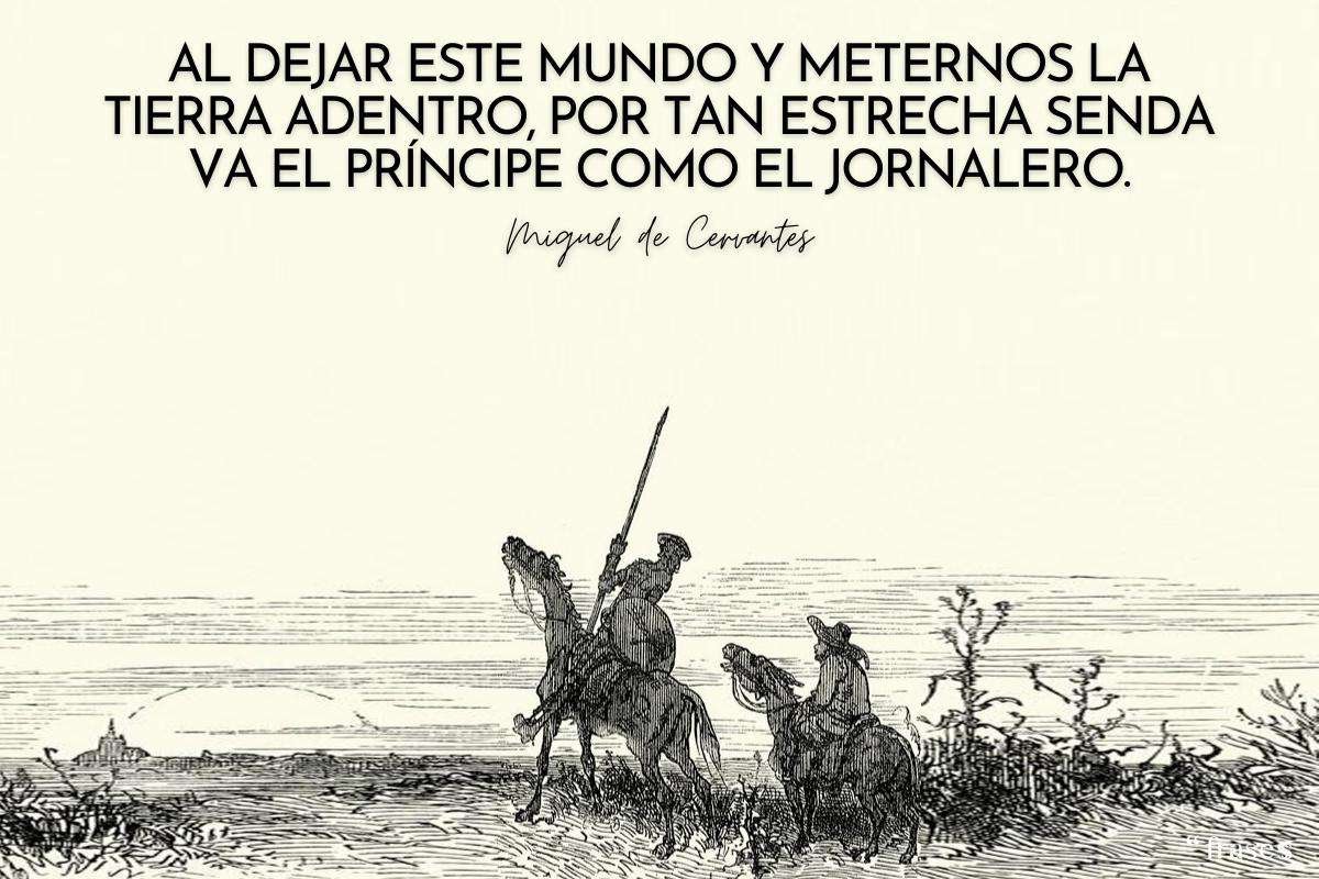 Curiosidades sobre Don Quijote y su cita malinterpretada