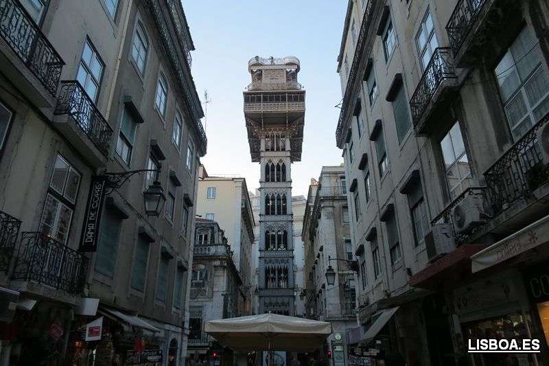 Curiosidades del elevador de Santa Justa en Lisboa