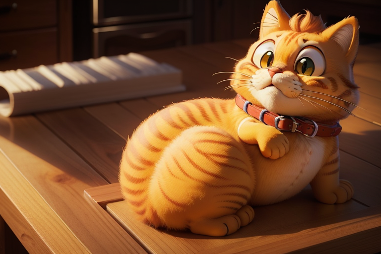 Curiosidades de la personalidad de los gatos en la serie del amante a la lasagna.