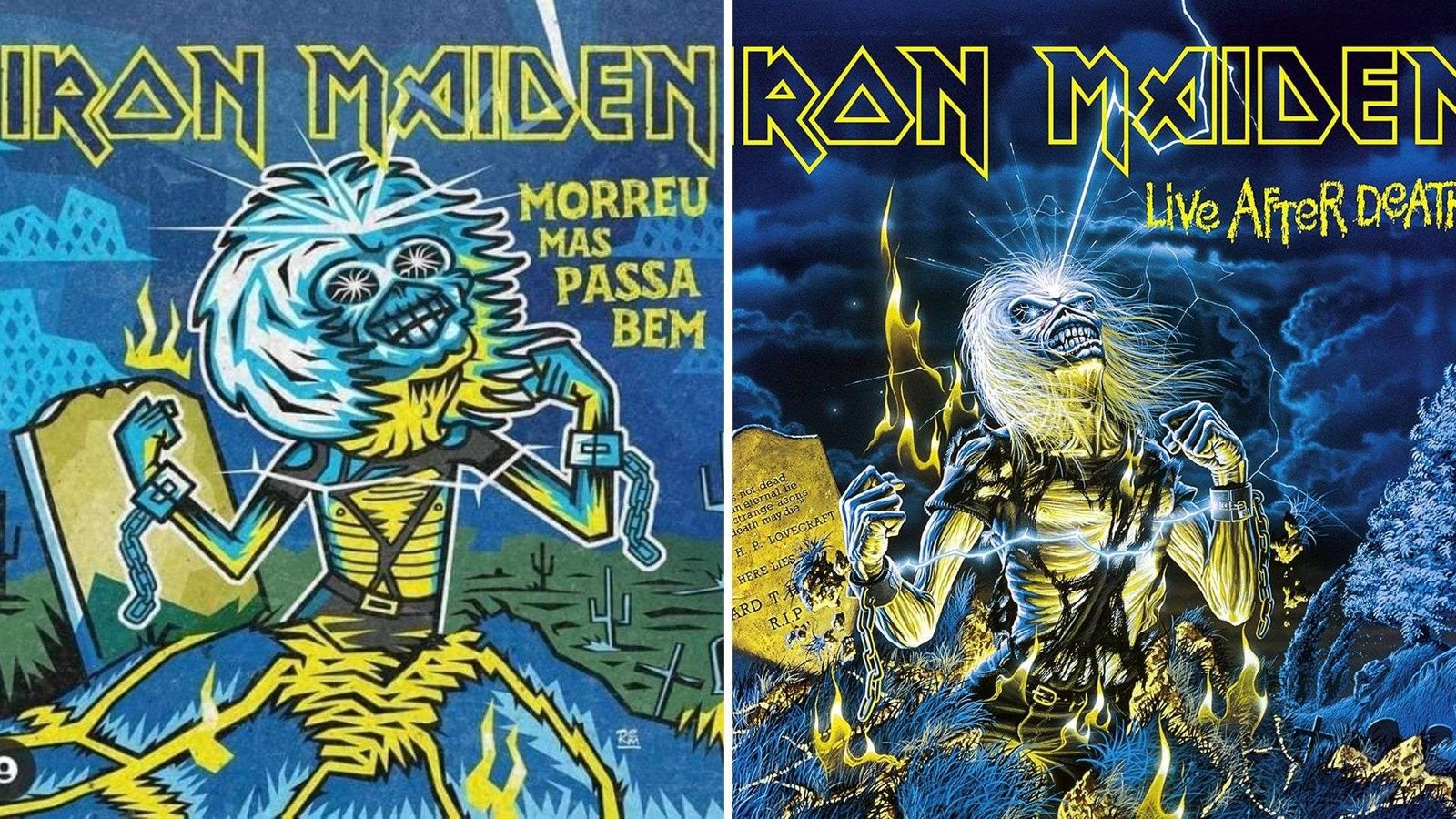 Curiosidades detrás de las portadas de Iron Maiden