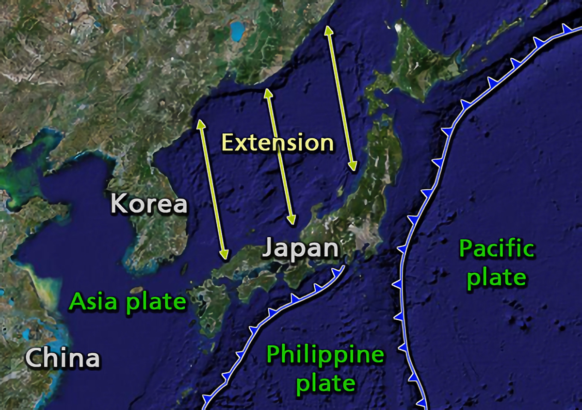 Curiosidades sobre las placas tectónicas de Japón