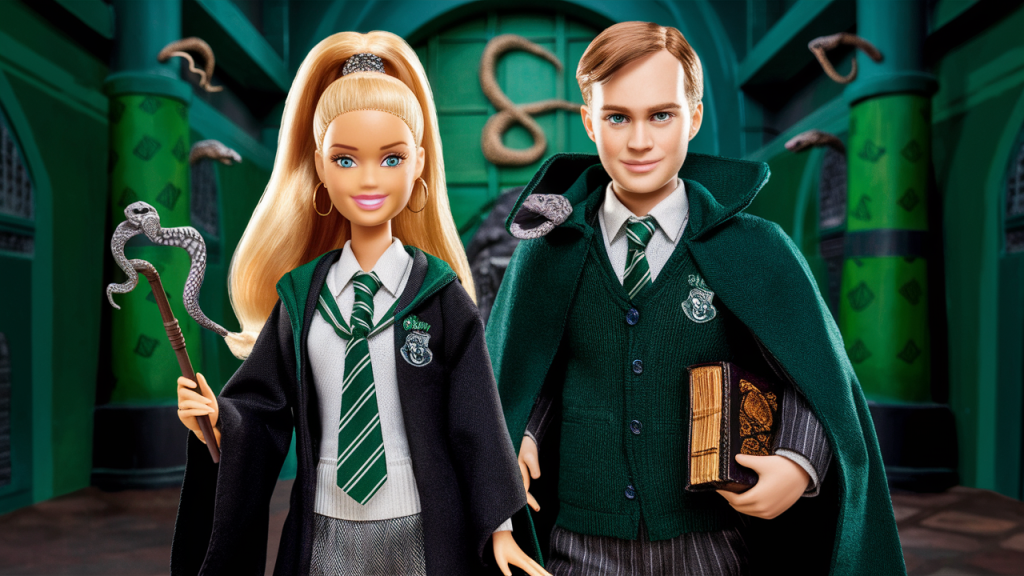 muñecas vestidas de slytherin