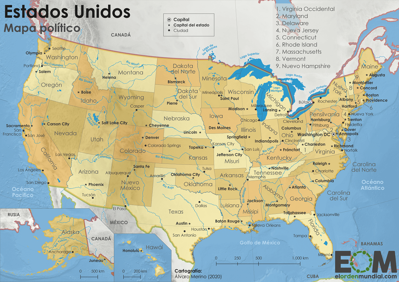 Curiosidades sobre Estados Unidos para niños mediante la lectura