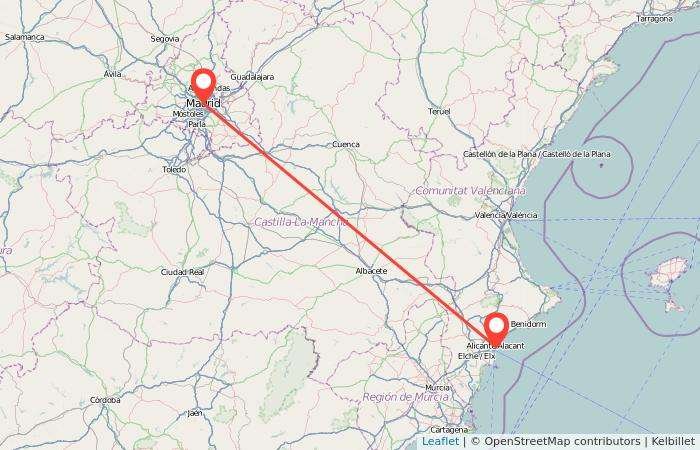 Curiosidades en la ruta de Madrid a Alicante