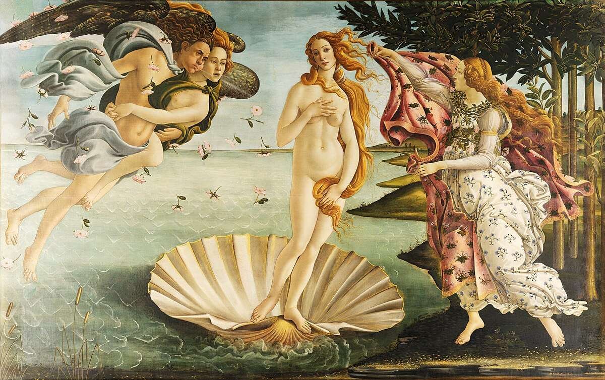 Curiosidades del nacimiento de Venus de Botticelli